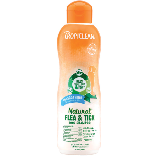 Шампунь Flea & Tick «Заспокійливий» Від бліх і кліщів, Для собак, 592 мл