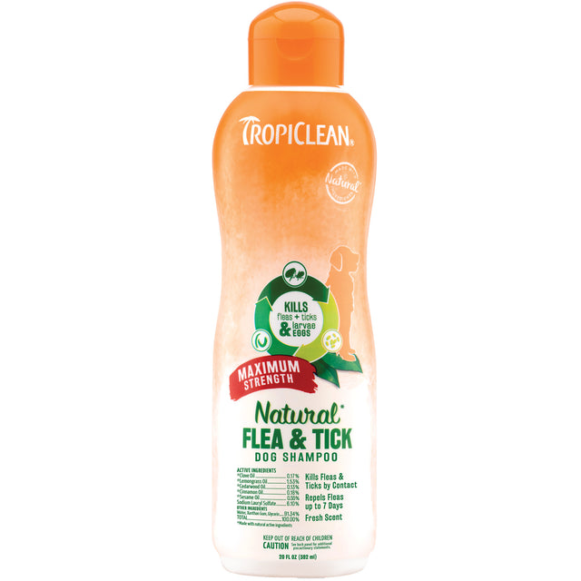 Шампунь Flea & Tick «Максимальна сила» Від бліх і кліщів, Для собак, 592 мл